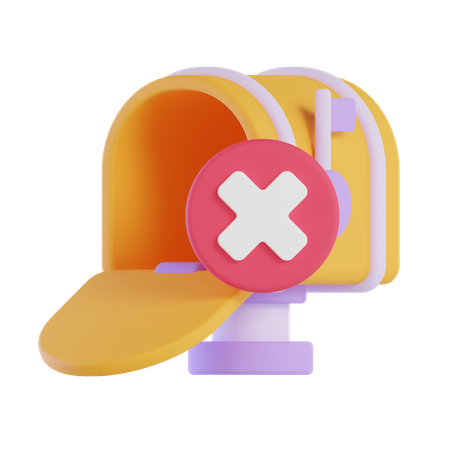 Empty Mailbox  3D Icon