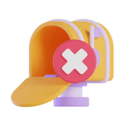 Empty Mailbox  3D Icon