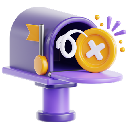 Empty Mailbox  3D Icon