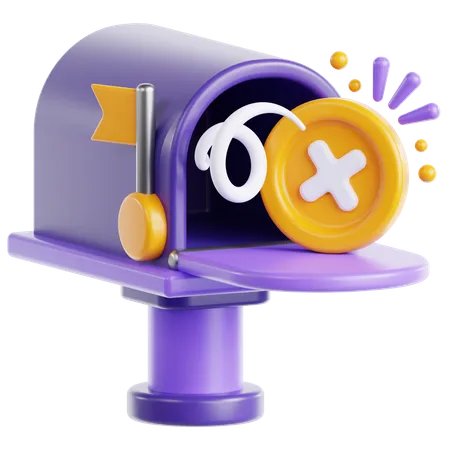 Empty Mailbox  3D Icon