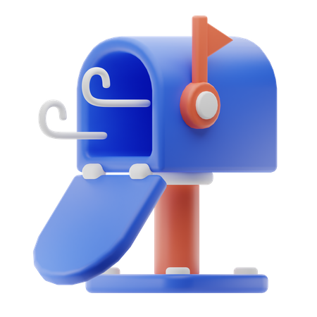 Empty mailbox  3D Icon