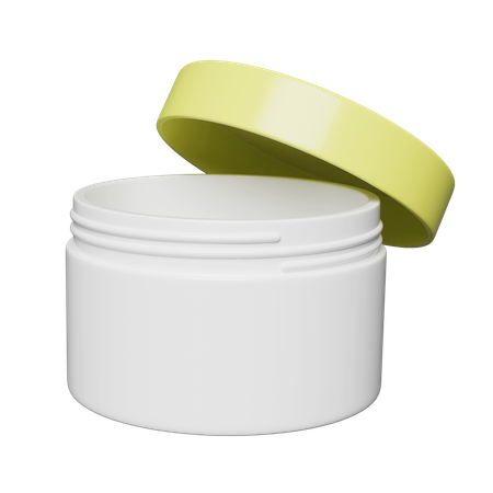 Empty Make Up Cream  3D Icon