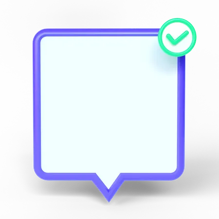 Empty Message  3D Icon