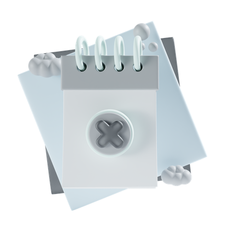 Empty Notes  3D Icon