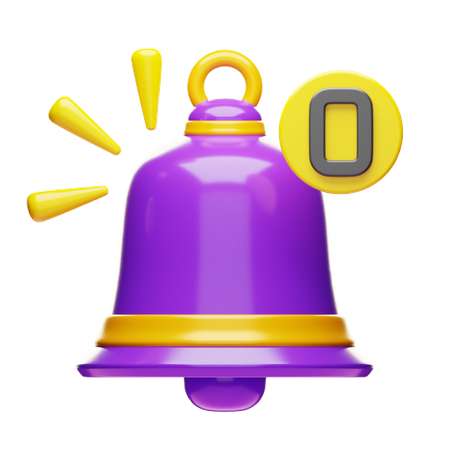 Empty Notification  3D Icon
