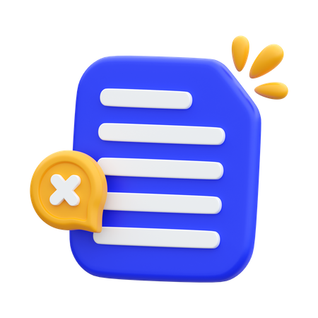 Empty Page  3D Icon