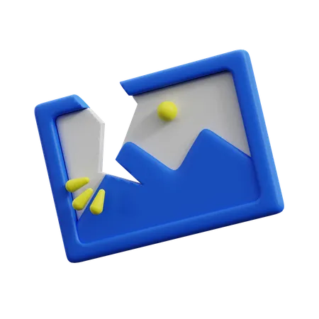 빈 사진  3D Icon