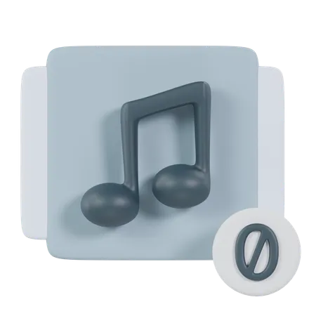 Empty Playlist  3D Icon