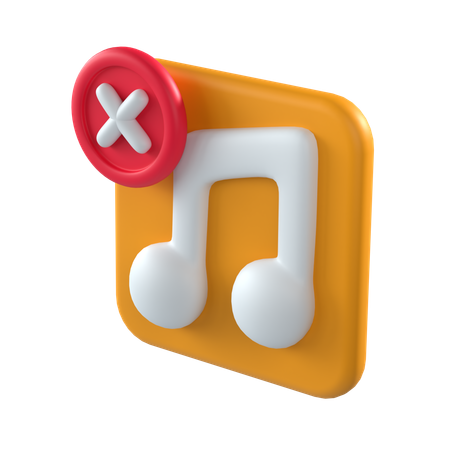 Empty Playlist  3D Icon