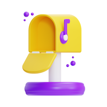 Empty Postbox  3D Icon