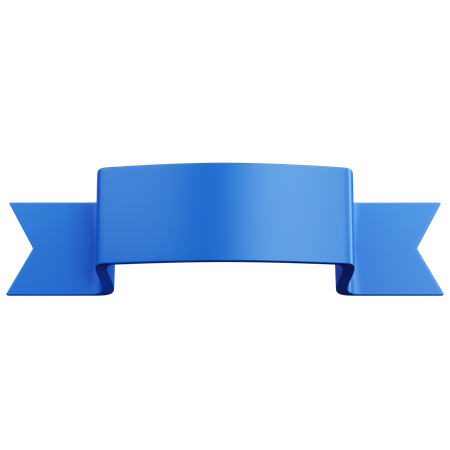 Empty Ribbon  3D Icon