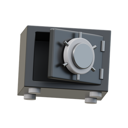 Empty Safe Deposit Box  3D Icon