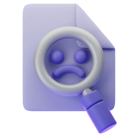 EMPTY SEARCH RESULT  3D Icon