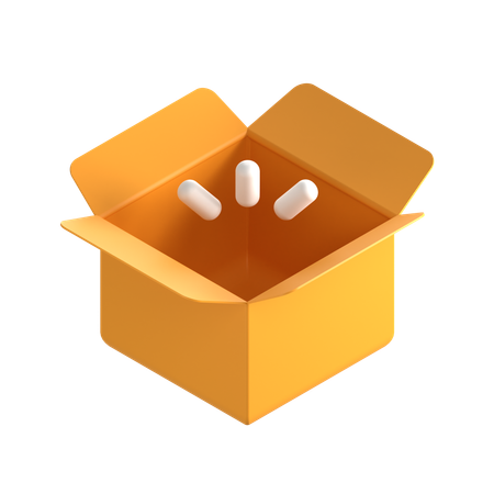 Empty State Box  3D Icon