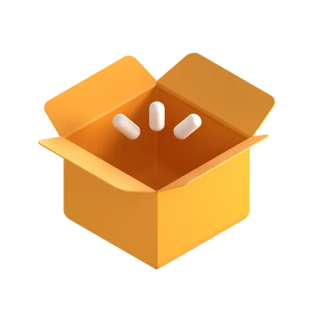 Empty State Box  3D Icon