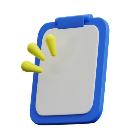 Empty Task  3D Icon