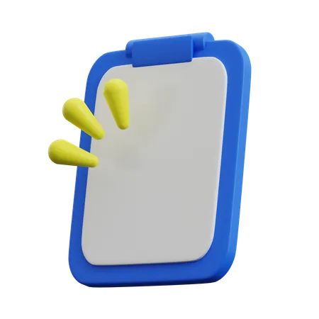 Empty Task  3D Icon