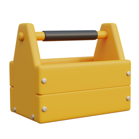Empty Tool Box  3D Icon