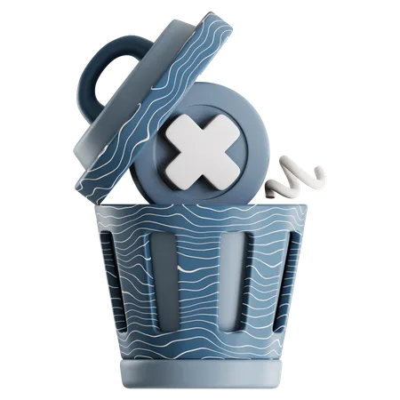 Empty Trash  3D Icon