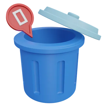 Empty Trash  3D Icon