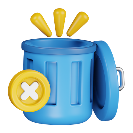 Empty Trash  3D Icon