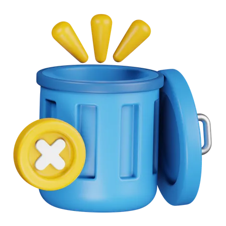 Empty Trash  3D Icon