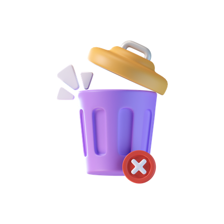 Empty Trash  3D Icon