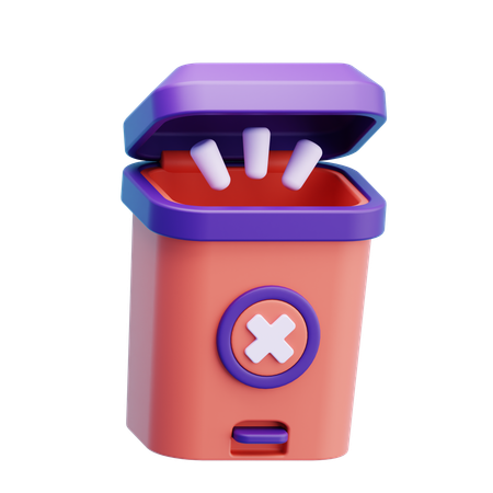 Empty Trash  3D Icon