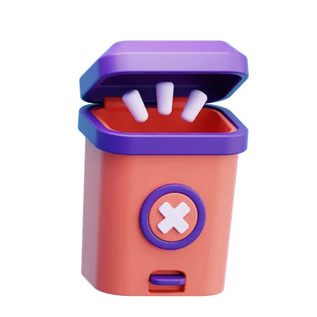 Empty Trash  3D Icon