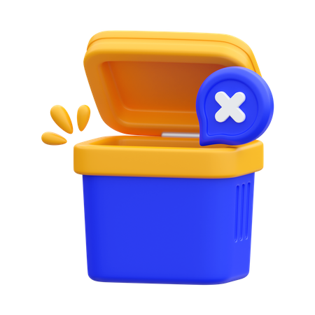 Empty Trash  3D Icon