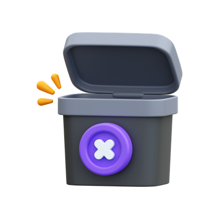 Empty Trash  3D Icon