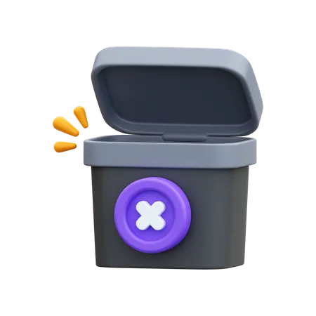 Empty Trash  3D Icon