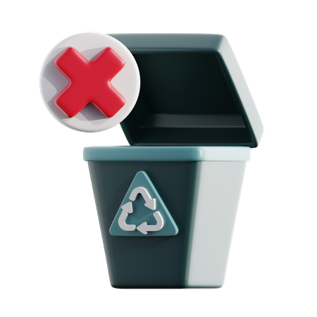 Empty Trash  3D Icon