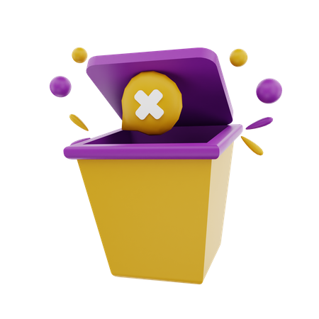Empty Trash  3D Icon
