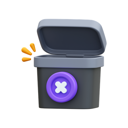 Empty Trash  3D Icon