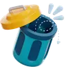 Empty Trash Bin