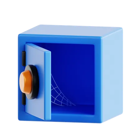 空のロッカー  3D Icon