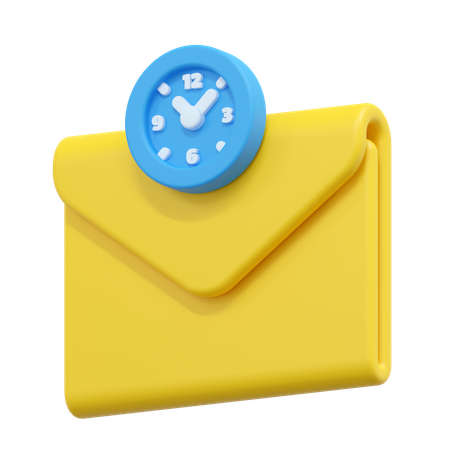 Email en attente  3D Icon