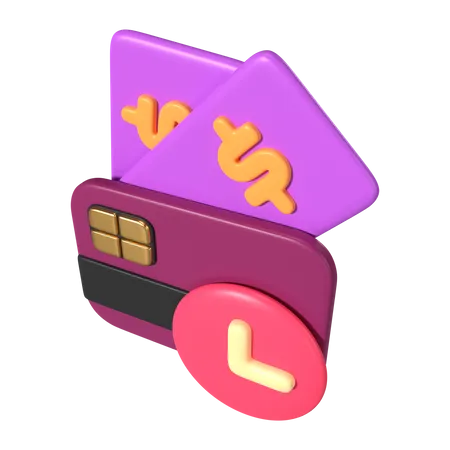 Paiement en attente  3D Icon