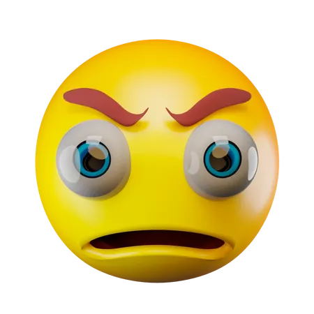 En colère  3D Emoji