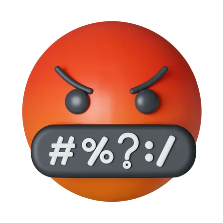 En colère  3D Icon