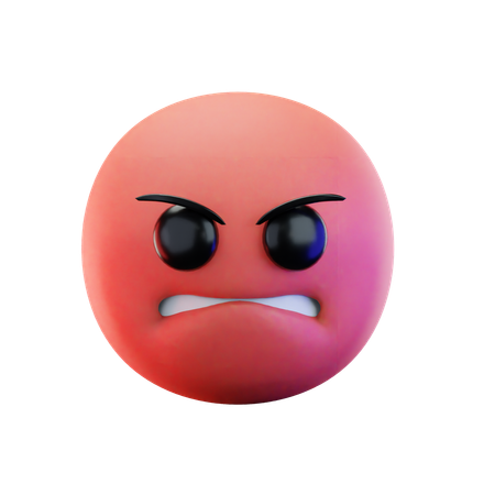 Emoji en colère  3D Icon