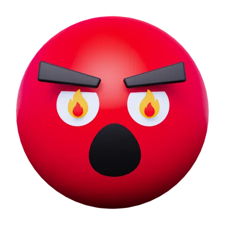 Emoji en colère  3D Icon