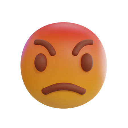 Emoji en colère  3D Icon