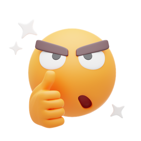 Emoji en colère  3D Icon