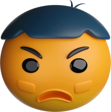 Emoji en colère  3D Icon