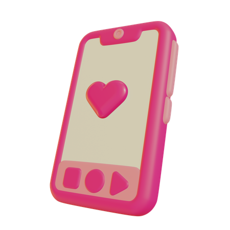 L'amour en ligne  3D Icon