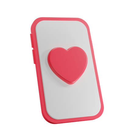 L'amour en ligne  3D Icon