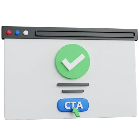 En ligne cliquez sur CTA  3D Icon