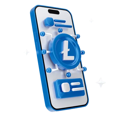 Linecoin en ligne  3D Icon